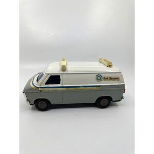 Bell System Service Van Coin Bank Unisex OS White Grey Good Vintage‎ 1970s Toy